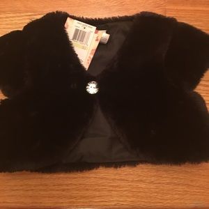 Girls Faux Fur Vest